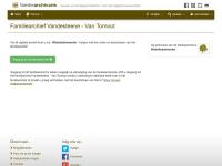 Screenshot van website