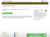 Screenshot van website