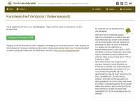 Screenshot van website