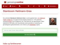 Screenshot van website