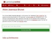 Screenshot van website