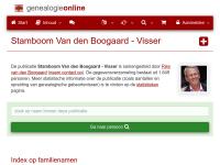 Screenshot van website