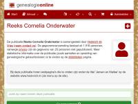 Screenshot van website