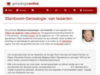 Screenshot van website