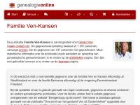 Screenshot van website