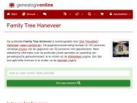 Screenshot van website