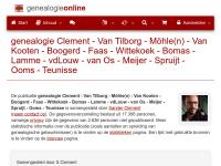 Screenshot van website