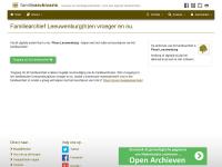 Screenshot van website