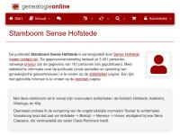 Screenshot van website