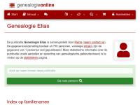 Screenshot van website