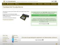 Screenshot van website