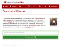 Screenshot van website