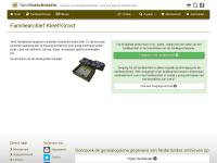 Screenshot van website