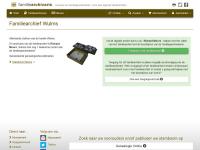 Screenshot van website