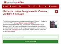 Screenshot van website