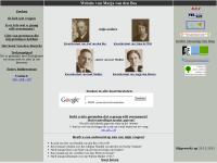 Screenshot van website