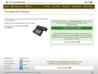 Screenshot van website