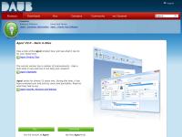 Screenshot van website