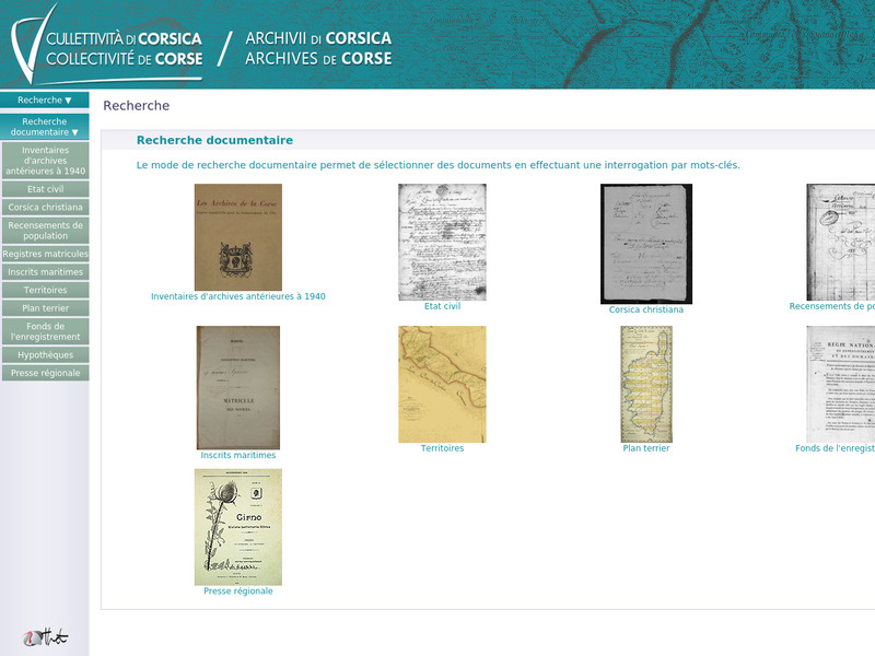 Screenshot van website