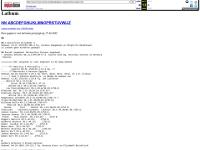 Screenshot van website