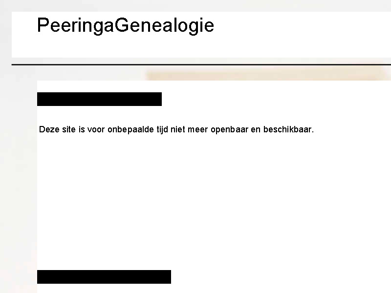 Screenshot van website