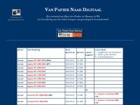 Screenshot van website