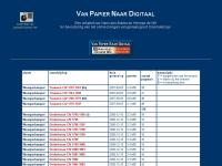 Screenshot van website