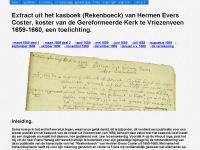 Screenshot van website