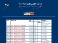 Screenshot van website