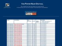 Screenshot van website