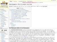 Screenshot van website