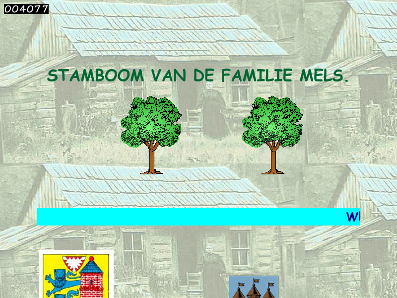 Screenshot van website