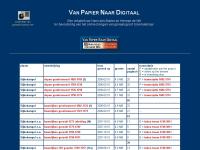 Screenshot van website