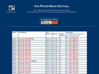 Screenshot van website