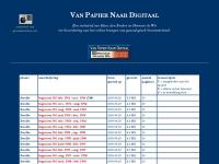 Screenshot van website