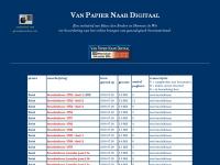 Screenshot van website