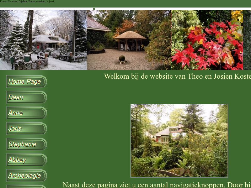 Screenshot van website
