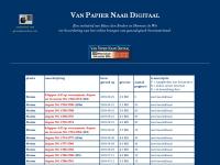 Screenshot van website