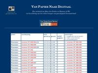 Screenshot van website