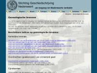 Screenshot van website