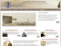Screenshot van website