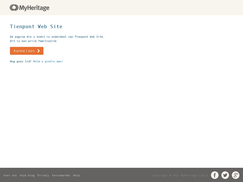 Screenshot van website