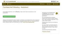 Screenshot van website