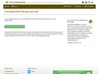 Screenshot van website