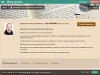 Screenshot van website