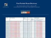 Screenshot van website