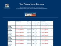 Screenshot van website