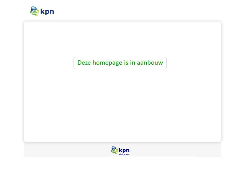 Screenshot van website