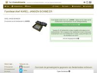 Screenshot van website