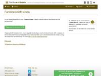 Screenshot van website